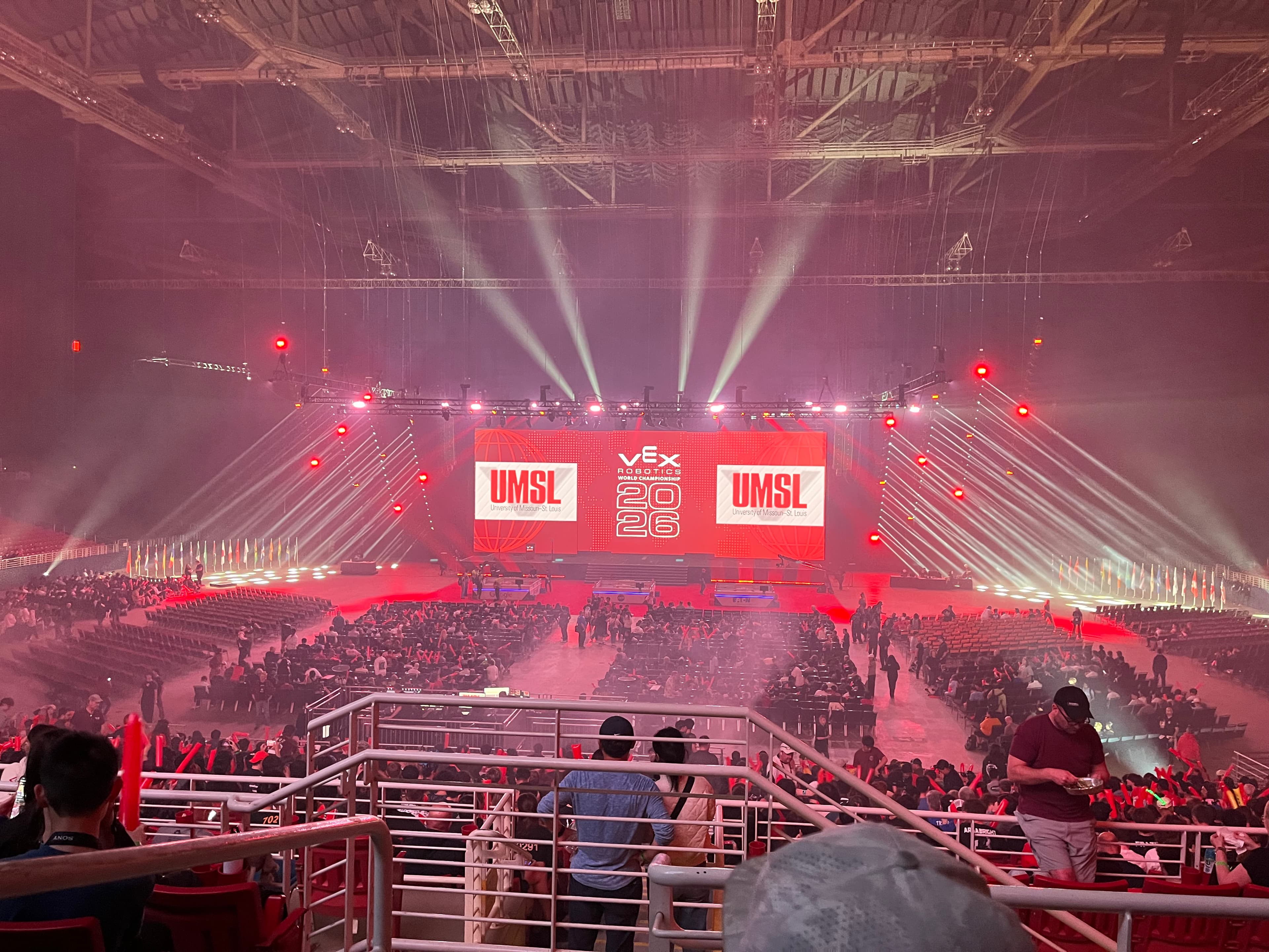 The arena at the VEX Robotics World Championship