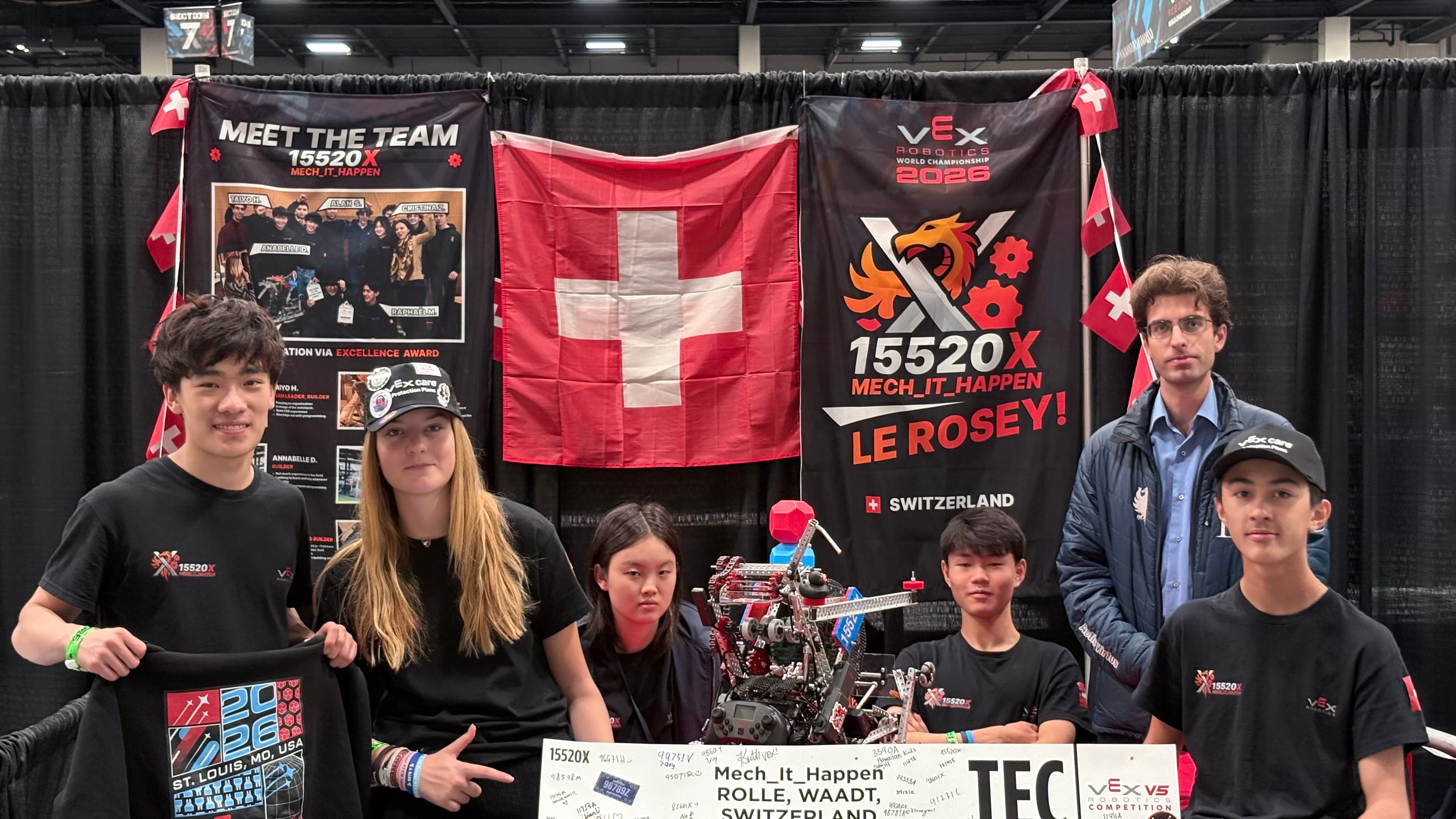 The team at the VEX World Championship